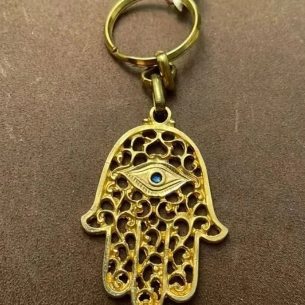 Evil Eye Hamsa Keychain 🧿
